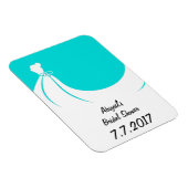 ブライダルシャワーリマインダーまたはキープサムマグネット マグネット (右側)