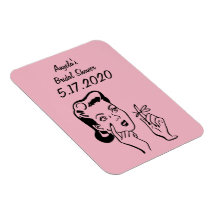 ブライダルシャワーリマインダーまたはキープサムマグネット