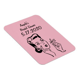 ブライダルシャワーリマインダーまたはキープサムマグネット マグネット