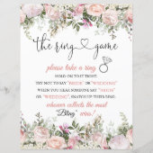 ブライダルシャワーリングや輪ゲームの指示記号 (正面)