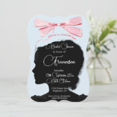 ブライダルシャワーリージェンシーティーパーティーシルエットリボン (スタンド正面)