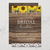 ブライダルシャワールンチョンサンフラワーファームハ素朴ウス 招待状 (正面/裏面)