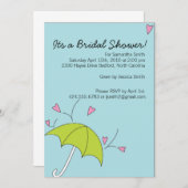 ブライダルシャワーレイニングラブ 招待状 (正面/裏面)