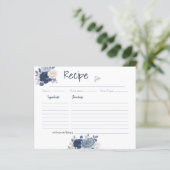ブライダルシャワーレシピラブアドバイスカード (スタンド正面)