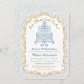 ブライダルシャワーレッツ食べケーキ招待状 招待状 (正面/裏面)