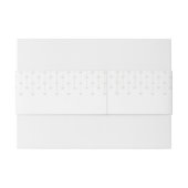 ブライダルシャワーレッドローズグレーハートベリーバンド 招待状ベリーバンド (裏面例)