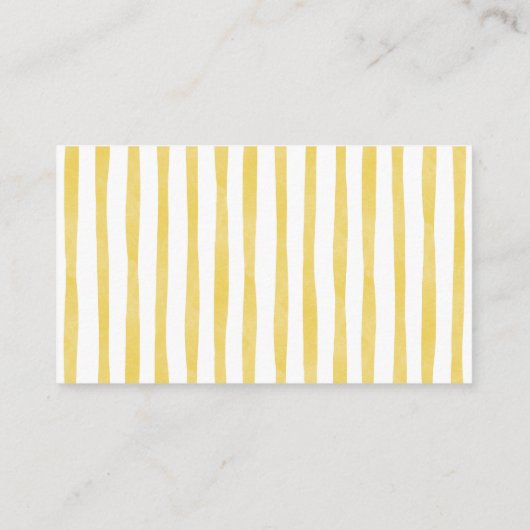 ブライダルシャワーレモンテーマレシピリクエストカード エンクロージャーカード (裏面)