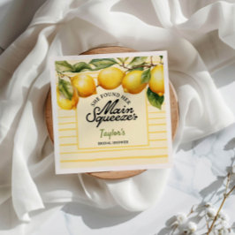 ブライダルシャワーレモン スタンダードカクテルナプキン