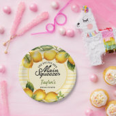 ブライダルシャワーレモン ペーパープレート (パーティー)