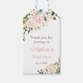 ブライダルシャワーローズゴールドバチェロレッテ ギフトタグ (正面)