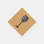 ブライダルシャワーワイングラスANYカラーナプキンズ スタンダードカクテルナプキン (角)