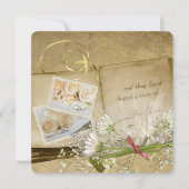 ブライダルシャワーヴィンテージアルバム 招待状 (正面)