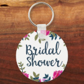 ブライダルシャワーヴィンテージバラ キーホルダー (正面)