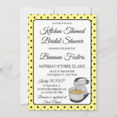 ブライダルシャワーヴィンテージ水玉模様ボウイエロー (正面)