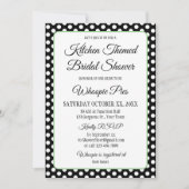 ブライダルシャワーヴィンテージ水玉模様ボウズ白黒 (正面)