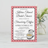 ブライダルシャワーヴィンテージ水玉模様ボウズPInk (スタンド正面)