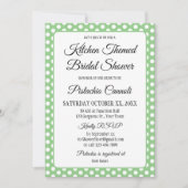 ブライダルシャワーヴィンテージ水玉模様ボーズセージ&ホワイト (正面)