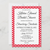 ブライダルシャワーヴィンテージ水玉模様ボーズレッド&ホワイト (正面)