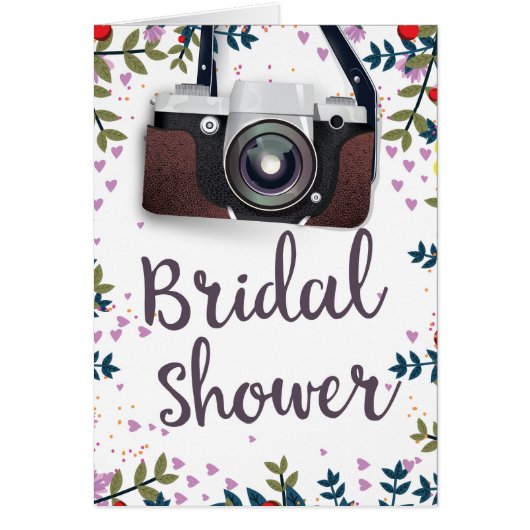 ブライダルシャワーヴィンテージ花及びクラシックカメラ (正面)