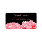 ブライダルシャワー住所 シール (正面)