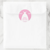 ブライダルシャワー優先ラベルステッカー ラウンドシール (バッグ)