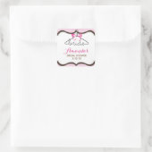 ブライダルシャワー優先ラベル スクエアシール (バッグ)