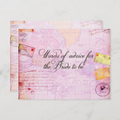 ブライダルシャワー先結婚式 インビテーションポストカード (正面/裏面)