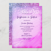 ブライダルシャワー入スペインのり 招待状 (正面/裏面)