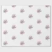 ブライダルシャワー包装紙 ラッピングペーパー (フラット)