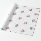 ブライダルシャワー包装紙 ラッピングペーパー (アンロールド)