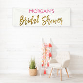 ブライダルシャワー告知パーティーバナー 横断幕 (インサイチュ)