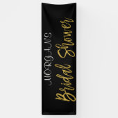 ブライダルシャワー告知パーティーバナー 横断幕 (縦)