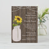 ブライダルシャワー国ひまわり 招待状 (スタンド正面)