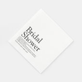 ブライダルシャワー定義モダンおもしろい スタンダードランチョンナプキン (角)