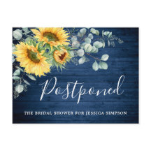 ブライダルシャワー延期された日ひまわりユーカリ