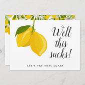 ブライダルシャワー延期キャンセル済みスクリモダンプト セーブザデート (正面/裏面)