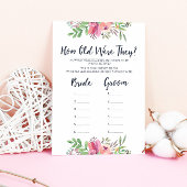 ブライダルシャワー彼らは何歳になった 招待状