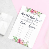 ブライダルシャワー彼らは何歳になった 招待状