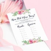 ブライダルシャワー彼らは何歳になった 招待状