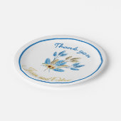 ブライダルシャワー披露宴紙プレート ペーパープレート (アングル)