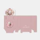 ブライダルシャワー抱き枕ブライダルハイティーパーティー フェイバーボックス (折り畳みなし)