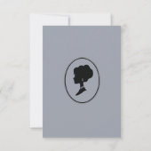 ブライダルシャワー招フランスの待,シャトーパーティー 招待状 (裏面)