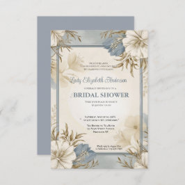 ブライダルシャワー招フランスの待，シャトーパーティー 招待状