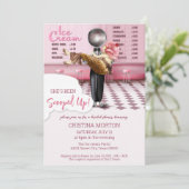 ブライダルシャワー招待をスクープしたアイスクリーム 招待状 (スタンド正面)