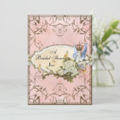 ブライダルシャワー招待エンチャント妖精の国プリンセス 招待状 (スタンド正面)