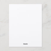 ブライダルシャワー招待カードヴィンテージスタイル シーズンカード (裏面)