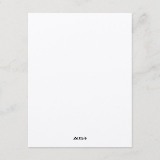 ブライダルシャワー招待カードヴィンテージスタイル シーズンカード (裏面)