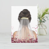 ブライダルシャワー招待カード (スタンド正面)