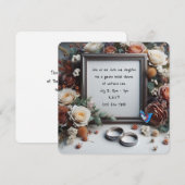 ブライダルシャワー招待カード ノートカード (正面/裏面)