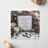 ブライダルシャワー招待カード ノートカード (正面/裏面インサイチュ)